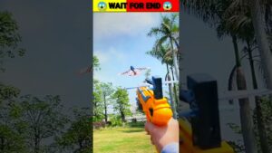 Garena Free Fire sent a Gun airplane launcher to my house for brother 🤩🔥 #shorts #freefireshorts