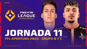 ¡Jornada 11 de la #FreeFireLeague 2023! 😎 | Grupos B y C - Apertura