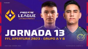 ¡Jornada 13 de la #FreeFireLeague 2023! 💥 | Grupos A y B - Apertura
