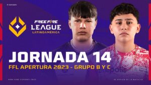 ¡Jornada 14 de la #FreeFireLeague 2023! 🔥 | Grupos B y C - Apertura