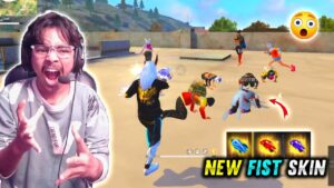 NEW FIST SKIN 😱 ONLY FIST CHALLANGE FACTORY ROOF😱 FAN MEETUP - GARENA FREE FIRE