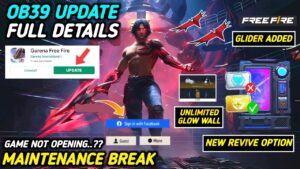 NEW FREE FIRE OB39 PATCH UPDATE 100% DETAILS 🔥 MAINTENANCE 🔥 GAME NOT OPENING - GARENA FREE FIRE