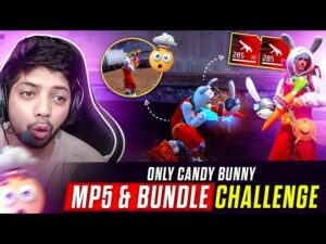 Only Candy Bunny MP5 & New  Bunny Bundle Challenge😮- Garena Free Fire