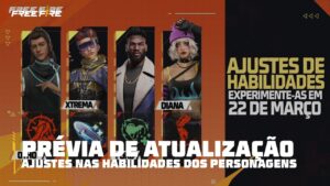 REAJUSTE DE HABILIDADE: XTREMA, OTHO, FORD E DASHA! | Garena Free Fire
