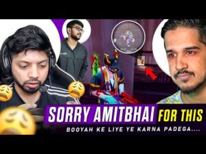 Sorry Amitbhai For This💔- Lekin Mujhe Ye Karna Padega😭- Garena Free Fire