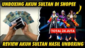 UNBOXING PAKET AKUN SULTAN DI SHOPEE !! REVIEW AKUN SULTAN HASIL UNBOXING - GARENA FREE FIRE