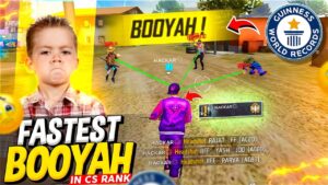WORLD RECORD 😱 FASTEST BOOYAH IN FREEFIRE HISTORY - GARENA FREEFIRE 🔥