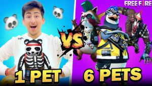 4 Pets Vs 1 Panda In Clash Squad - Garena Free Fire