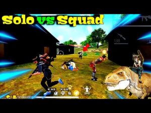 AJJUBHAI VOICE IN SOLO VS SQUAD - GARENA FREE FIRE @TotalGaming093