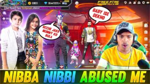 ANGRY YOUTUBER ABUSED 🤬 MY GF ON LIVE STREAM - GARENA FREE FIRE !!!