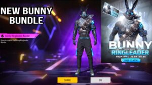 CLAIM BUNNY RINGLEADER BUNDLE - GARENA FREE FIRE