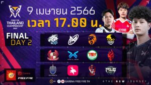 🔴ᴸᶦᵛᵉ [Finals Day 2] Free Fire Thailand Championship 2023