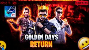 Free Fire Golden Days Return ❤️|| Garena Free Fire Unban In India 🔥|| B TECH GAMER