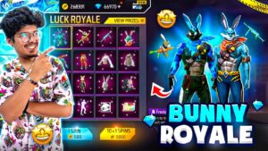 Free Fire New Bunny Royal 😍| i Got All Bunny Items in 999 Diamond 😍80% OFF - Garena Free Fire