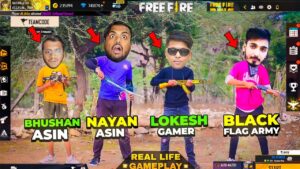 Free Fire in Real Life 11M Views Viral Video Reaction 😱 - Garena Free Fire Max