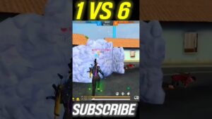 ⚡🥶GARENA -FREE FIRE ll 🔥✨SHORT VIDEO ll 👿1VS6 COSTUME 😱🤯OP CLUTCH🤣💥 98 LEVEL SQUAD #short #shorts