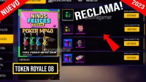GARENA REGALA TOKEN ROYALE 08, 06,04 RECOMPENSAS PARA RECLAMAR OY COMO OBTENER LA MP40 ESCALERA REAL
