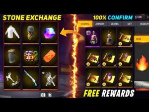 Indonesia Server New Stone Exchange Free Rewards 😋 || Garena Free Fire