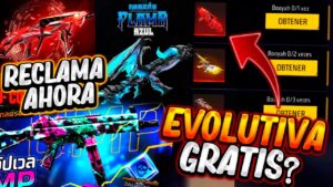 LA NUEVA EVOLUTIVA GRATIS COMO RECLAMARLA GARENA FREE FIRE