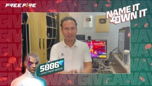 Name It and Own It Giveaway | Tonde Gamer | Garena Free Fire