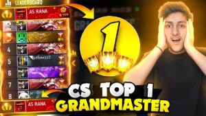 New Rank Season Push😱Top 1 Global In Cs Rank - Garena Free Fire