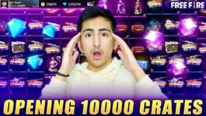 Opening 10000 Gun Crates😍😱In - Garena Free Fire