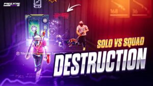 PURE DESTRUCTION ! Solo Vs Squad Unstoppable Tsg Legend - Garena Free Fire