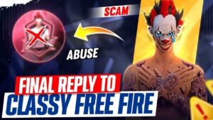 REPLY TO CLASSY FREEFIRE & HIS SON - Garena Freefire 🔥