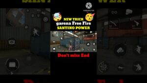 SANTINO POWER - Garena free fire 😱 Don't miss End #shorts #viral