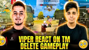 Viper React On Tm Delete Gameplay 😲😲!! Garena Free Fire