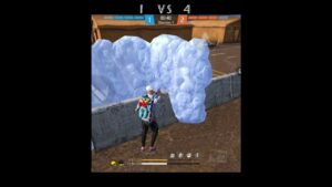 1 vs 4 🤯 They show me Emote 😡 garena free fire🔥 #short #shorts