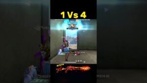 1VS4 M1014 🎯 Ace 🔥 Garena Free Fire 👑💯🏆