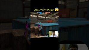 Adam Vs Pro Player 😎 -Garena Free Fire Max 😱 #shorts