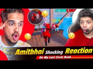 Amitbhai Shocking Reaction On My Solo Vs Squad Clutches😱- Garena Free Fire Max