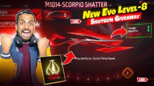 EVO LEVEL 8 SHOTGUN GIVEAWAY - Garena Free Fire Max