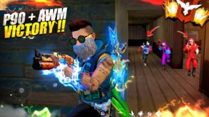 FREEFIRE 🔥 Solo vs Duo P90 + AWM 🤯 17 Kills Total - Garena free fire | PK GAMERS #freefire