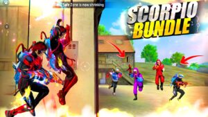 FREEFIRE 🔥Solo vs Squad OP Scorpio Bundle 🤯 18 Kills Total - Garena free fire | PK GAMERS #freefire