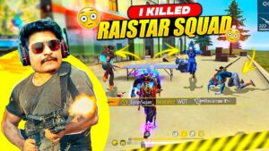 I KILLED RAISTAR SQUAD IN GRANDMASTER LOBBY IN GARENA FREE FIRE