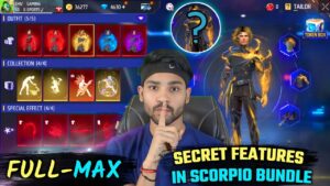 NEW FULL MAX SCORPIO LEGENDARY BUNDL FEATURES - GARENA FREE FIRE
