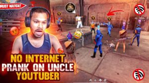 NO INTERNET PRANK ON UNCLE YOUTUBER || GARENA FREE FIRE