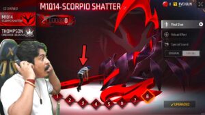 New Evo M1014 - Scorpio Shatter Final Shot Emote - Garena Free Fire