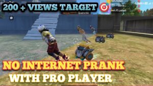 No Internet Prank In Cs Rank 😱 Grandmaster Lobby - Garena Free Fire Max