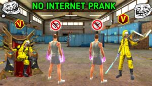 No Internet Prank King Is Back 😈 Lone Wolf Funny Prank With Noob Adam 😂 Garena Free Fire 🔥