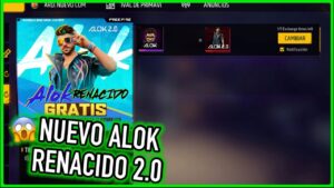 Nuevo Alok Renacido 2.0 Gratis Que Llego a Free Fire Latam 🤩 | JORGEPLAYED