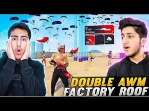 Only Awm On Factory Roof😍As Gaming + GodSunny   Garena Free Fire