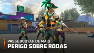 PASSE BOOYAH DE MAIO: PERIGO SOBRE RODAS! | Garena Free Fire