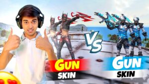 Pro vs Rich Gun Skin Challange😱 On Factory Roof Must Watch - Garena FreeFire