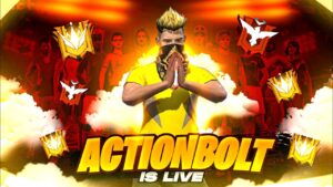 Push To Region Top 1 Grandmaster - Actionbolt Is Live - Free Fire Live- Garena Free Fire