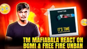 Tm Mafiabala React On Bgmi And Freefire Unban😲😲!! Garena Free Fire