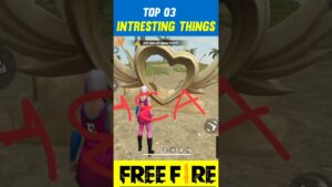 Top 03 Intresting Things in free fire #intresting #things garena free fire max #enjoygaming